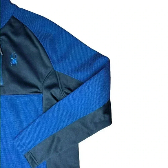 Spyder Men's Half Zip Sweater Gait Knit Pullover Jacket - Picture 4 of 10